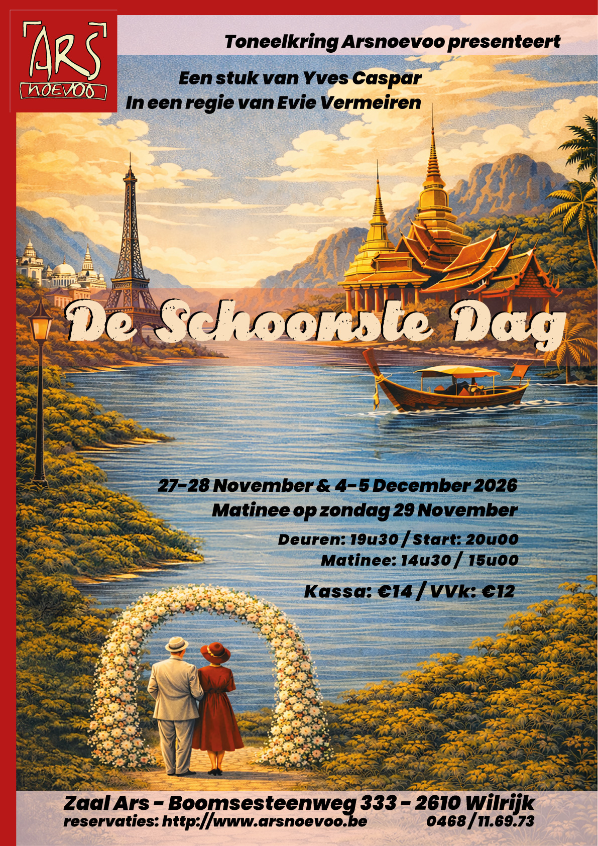 Affiche De Schoonste Dag - Toneelkring Arsnoevoo